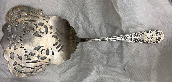 Sheraton (Sterling, 1906-1912, No Monograms) Solid Asparagus Server