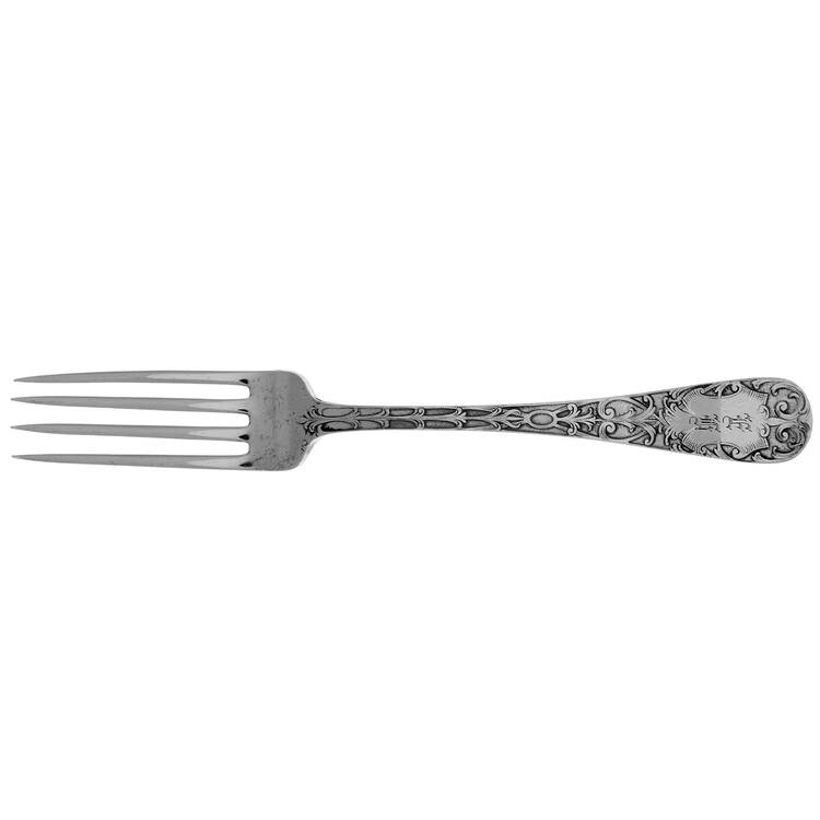 Sheraton (Sterling, 1906-1912, Monograms)  Fork