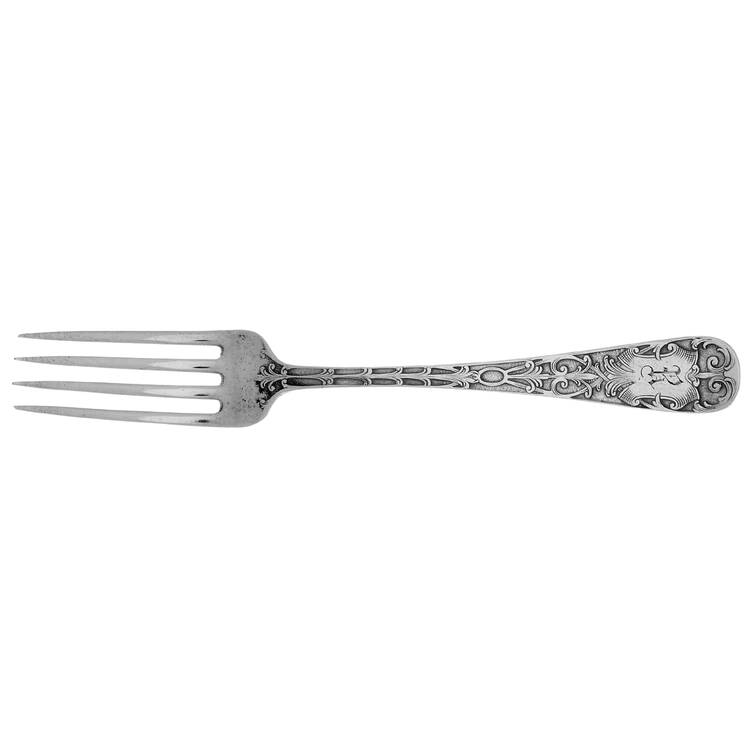 Sheraton (Sterling, 1906-1912, Monograms)  Fork