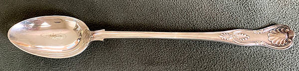MWE3 (SILVERPLATE) Solid Platter Spoon