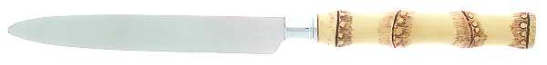 Bamboo Natural (Stainless) New French Hollow Knife