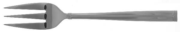 Parallels (Stainless) Large Solid Cold Meat Serving Fork