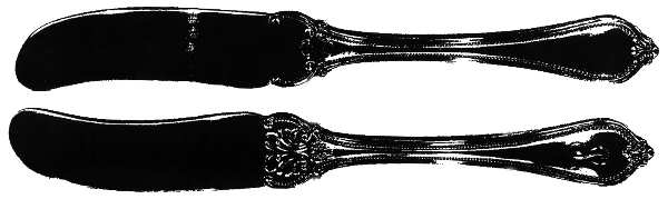 MMS1 (Sterling) Flat Handle Butter Spreader