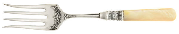 Pearl Handle 2 (Sterling) Pearl Handle Small Cold Meat Fork