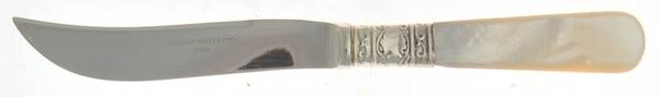 Pearl Handle 2 (Sterling) Pearl Handle Individual Fruit Knife