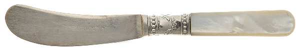Pearl Handle 3 (Sterling) Pearl Handle Butter Spread/Paddle