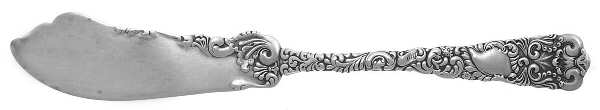 MTV1 (Sterling) Flat Handle Master Butter Knife