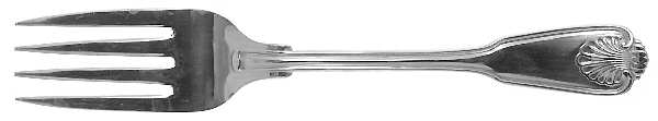 MNF27 (STAINLESS) Medium Solid Cold Meat Serving Fork