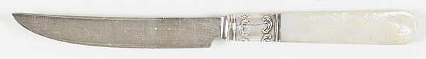 Pearl Handle Flatware 1 (Sterling) Pearl Handle Individual Fruit Knife