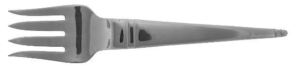 Prophecy (Stainless) Medium Solid Cold Meat Serving Fork