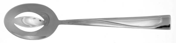 Silver Moon (Stainless-Glossy) Pierced Tablespoon (Serving Spoon)