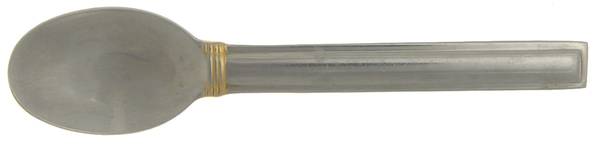 Deco (Stainless-Gold Accent, China) Teaspoon