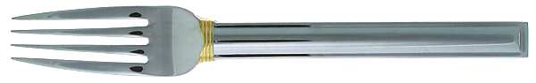Deco (Stainless-Gold Accent, China) Fork