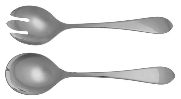 MNF31(Stainless) (2 Pc) Solid Salad Set