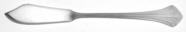 MNF32 (SILVERPLATE) Flat Handle Master Butter Knife