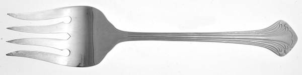 MNF32 (SILVERPLATE) Medium Solid Cold Meat Serving Fork