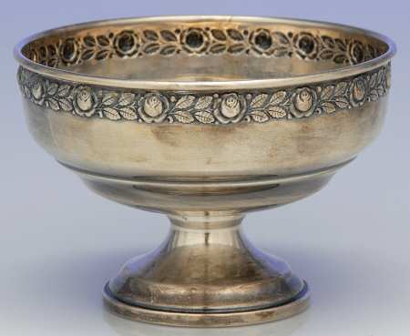 Royal Rose (Sterling, Hollowware) Round Weighted Berry Bowl