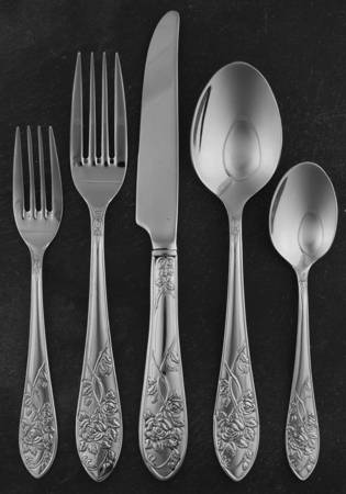 Roselle (Stainless) 5 Piece Place Setting