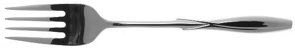 Caress (Stainless) Large Solid Cold Meat Serving Fork