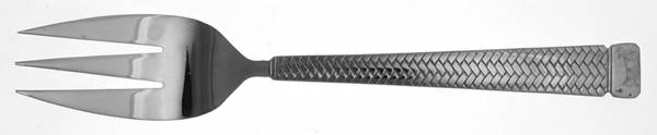 MNF34 (Stainless) Medium Solid Cold Meat Serving Fork