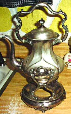 2024 (Silverplate, Hollowware) Kettle, Stand & Burner