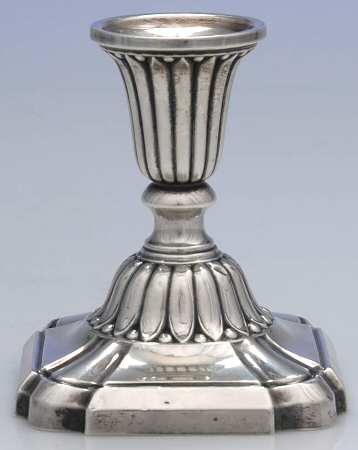 44 (Sterling, Hollowware) 4" Weighted Candlestick