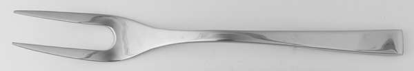 Wave Length (Stainless) Small Steak Carving Fork with Stainless Prongs