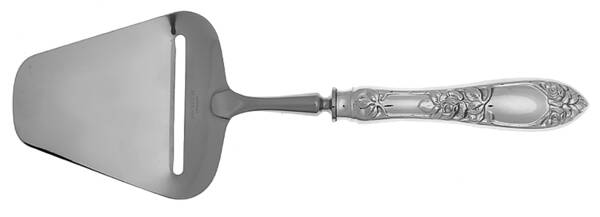 Embossed Rose (Sterling) Cheese Plane with Stainless Plane