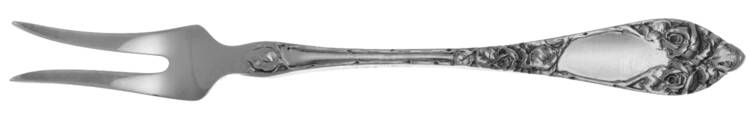 Embossed Rose (Sterling) Butter/Olive Fork
