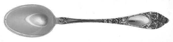 Embossed Rose (Sterling) Demitasse Spoon
