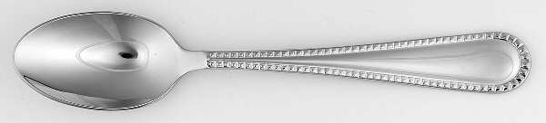 Floral Elegance Platinum (Stnl) Place/Oval Soup Spoon