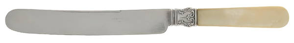 Pearl Handle 6 (Sterling) Hollow Pearl Handle Old French Knife