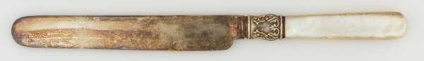 Pearl Handle 6 (Sterling) Pearl Handle Individual Dessert Knife