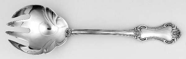 Mxm2 (Silverplate) Solid Salad Serving Fork