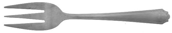 Magnolia (Stainless) Medium Solid Cold Meat Serving Fork