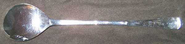 MJD3 (Silverplate) Solid Salad Serving Spoon