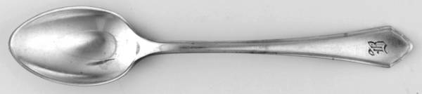 Pembury(Silverplate) Monogram Demitasse Spoon