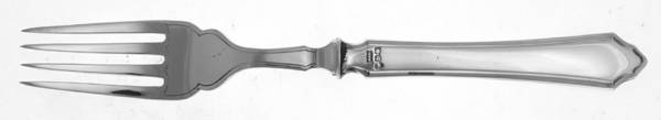 Pembury (Sterling) Individual Hollow Fish Fork w/Silverplate Tines