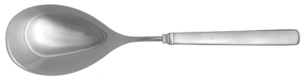 Gabriella (Pewter) Smooth Casserole Spoon with Stainless Bowl