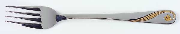 M4S2 (Stainless, Gold Acct, 18-0) Individual Salad Fork