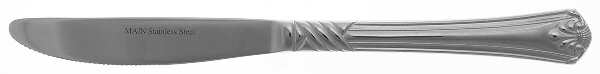 M1N4 (Stainless) Flat Handle Butter Spreader