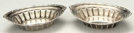 1823 (Sterling, Hollowware) Nut Dish - Set of 2