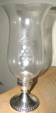 Sterling Hollowware Weighted Hurricane Lamp & Globe