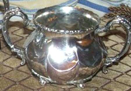 968 (Silverplate, Hollowware) Sugar Bowl No Lid