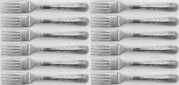 Stainless Flatware Fork - Set of 12