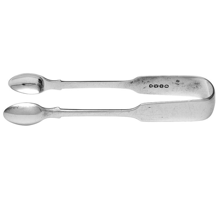 M4C4 (Sterling) Large Sugar Tongs