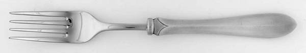 Sofia (Pewter) Serving Fork with Stainless Tines