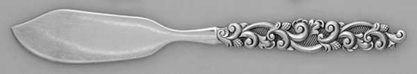 MRT14 (Silverplate) Flat Handle Butter Spreader