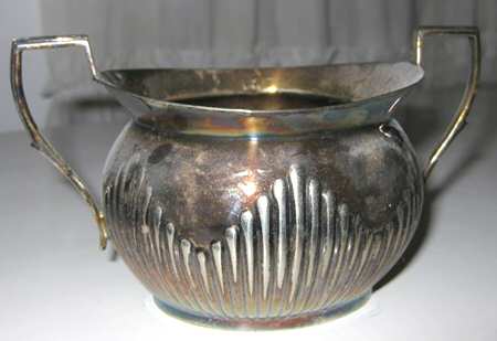 W25361 (Silverplate, Hollowware) Silverplate Mini Open Sugar