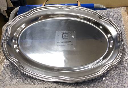 French Countryside (Metal, Hollowware) 18" Oval Serving Platter